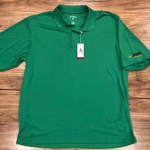 Antigua XL Green Phoenix Steel Service Polo